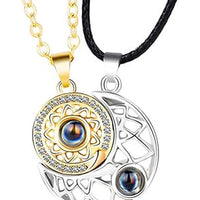 Collar Sol y Luna - TE AMO en 100 Idiomas