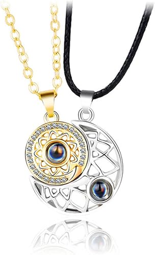 Collar Sol y Luna - TE AMO en 100 Idiomas