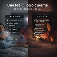 LumiBook Pro™ – Luz LED de Lectura Nocturna Sin Molestar Para Lectores