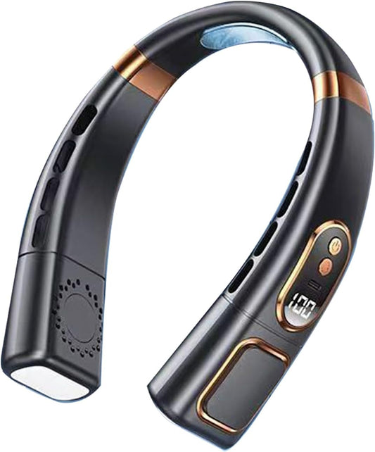 VENTILADOR DE CUELLO PORTATIL LED PREMIUN 2026