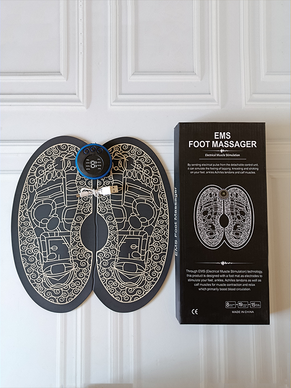 Combo 2 en 1 Masajeador EMS para Pies + Mini Electroestimulador